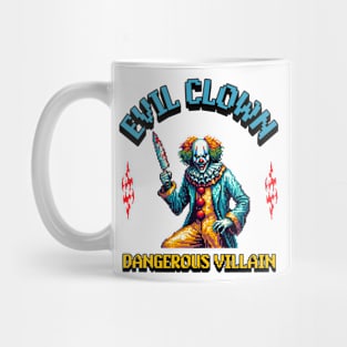 scary evil clown villain Mug